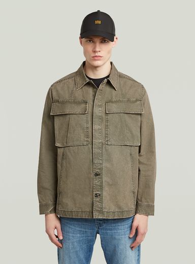 Sobrecamisa lavada cargo